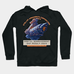 Orbital Bombardment ship model# OB24 Hoodie